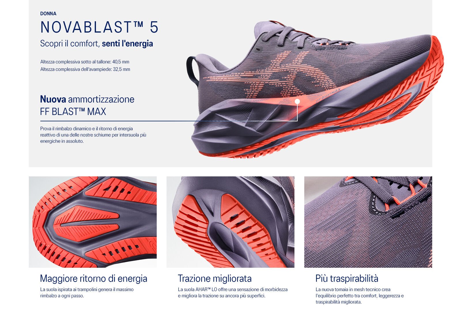 ASICS Novablast 5 -W - immagine 8